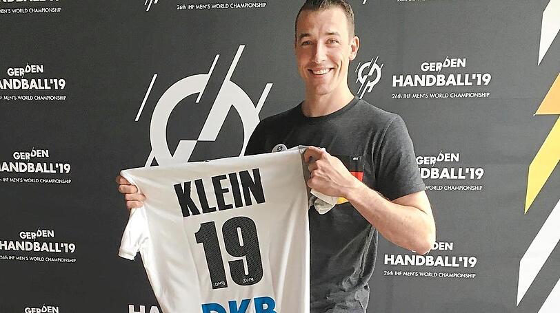 Münchens Botschafter für die Handball-WM 2019, bei der 15 Vorrundenspiele in der Olympiahalle ausgetragen werden: Dominik Klein.