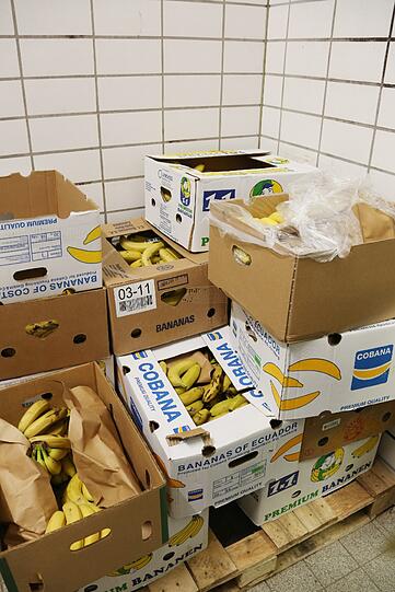 ...so findet sich auch die ein oder andere Banane.