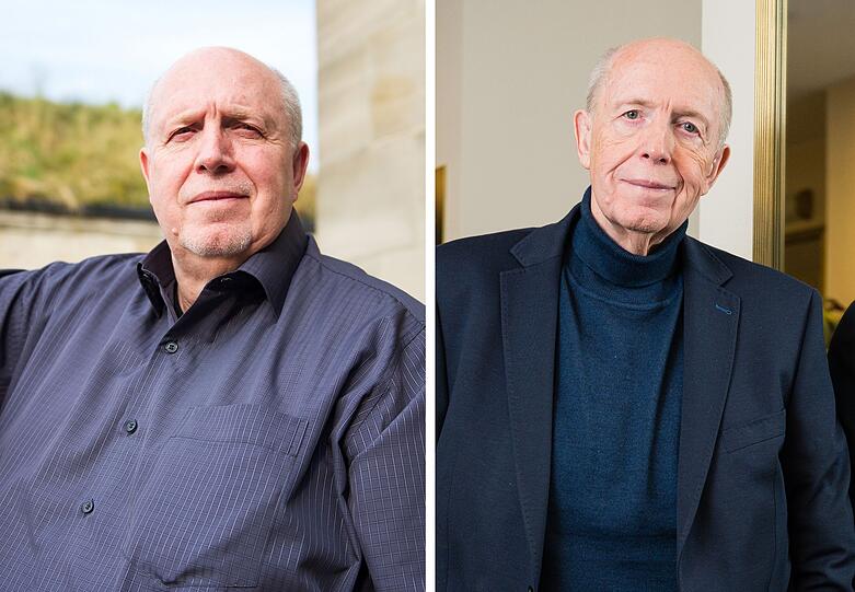 Reiner Calmund im Jahr 2013 (l.) und im März 2022.