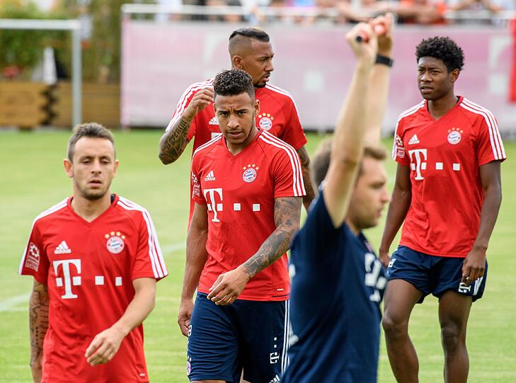 Die Bilder vom Bayern-Training am Montag.