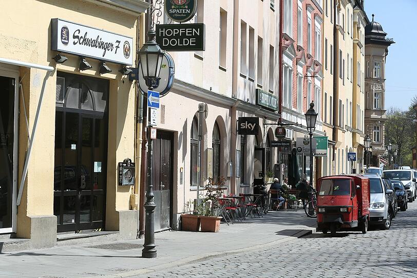 Ansicht mit Schwung: ein Blick in die Feilitzschstraße.