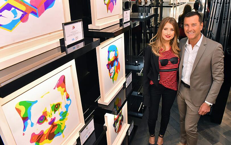 Cathy Hummels mit Pier Paolo Righi