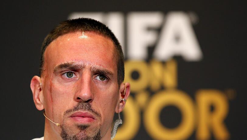 Enttäuscht, weil nur Dritter: Bayerns Franck Ribéry. Enttäuscht, weil nur Dritter: Bayerns Franck Ribéry.