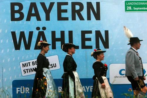 Die Bayern gehen zur Wahl