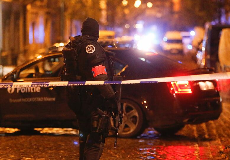 Abgesperrte Zonen sind derzeit in Brüssel keine Seltenheit.