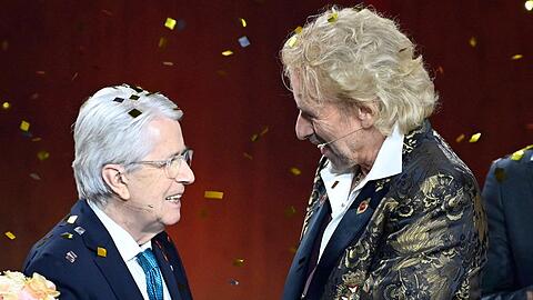 Frank Elstner und Thomas Gottschalk bei "Wetten, dass..?".