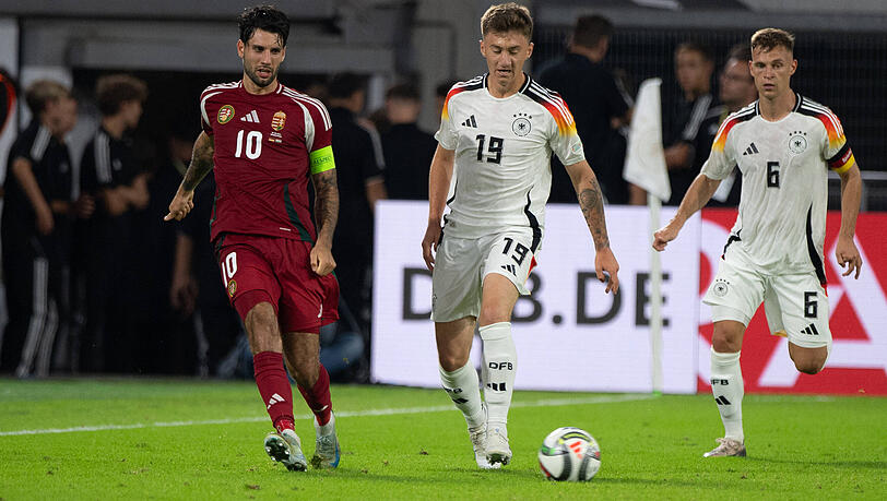 Beim spektakulären 5:0 gegen Ungarn gab der gebürtige Münchner Angelo Stiller sein DFB-Debüt.