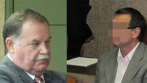 Vor Gericht: Ex-Bürgermeister Josef Schäch (l.) und sein Kämmerer Wolfgang Z. Vor Gericht: Ex-Bürgermeister Josef Schäch (l.) und sein Kämmerer Wolfgang Z.