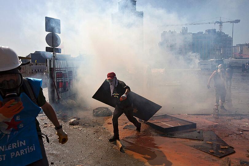 Die Situation auf dem Taksim Platz: Die Bilder.