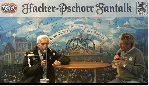 Dieter Schneider im Hacker Pschorr Fantalk