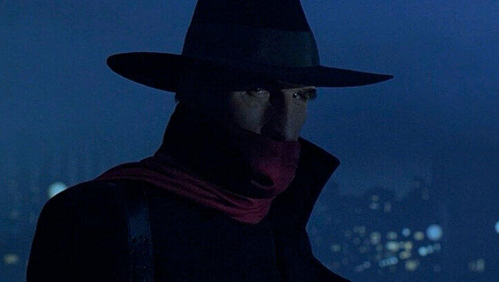 "The Shadow": Alec Baldwin als gleichnamiger maskierter Superheld in der Comic-Verfilmung von 1994. "The Shadow": Alec Baldwin als gleichnamiger maskierter Superheld in der Comic-Verfilmung von 1994.