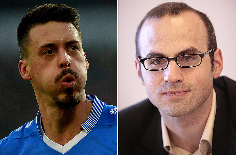 Darmstadt-Profi Sandro Wagner (links) hat eine Diskussion angestoßen, in die Ulf Baranowsky von der Spielergewerkschaft VDV nur zu gerne einsteigt.