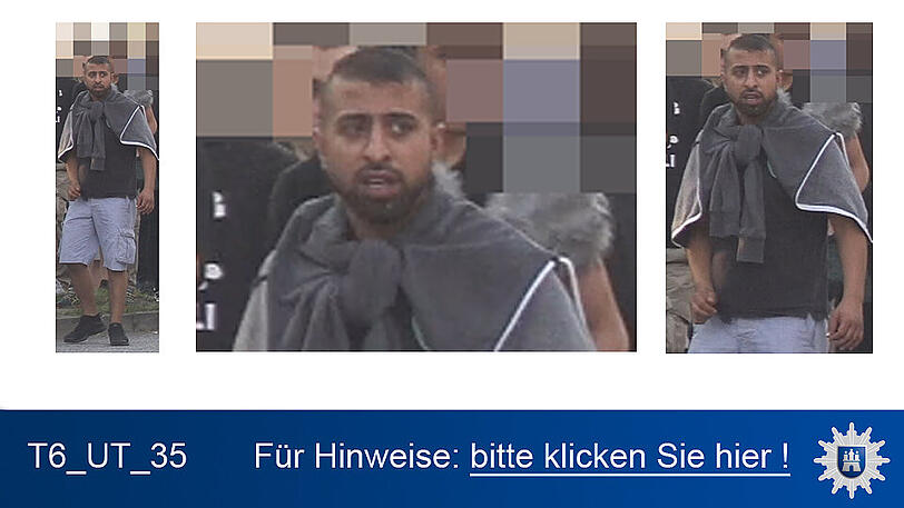 Nach diesen Personen wird öffentlich gefahndet. Die Polizei in Hamburg wird erreicht unter 040/4286-76543.