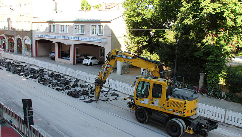 So sah es voriges Jahr auf der Ismaninger Straße aus. So sah es voriges Jahr auf der Ismaninger Straße aus.