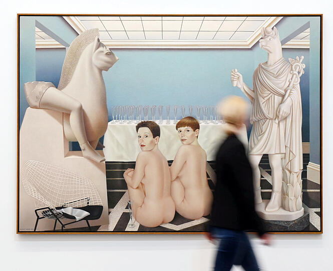Die "Große Museumsszene" von Almut Heise.