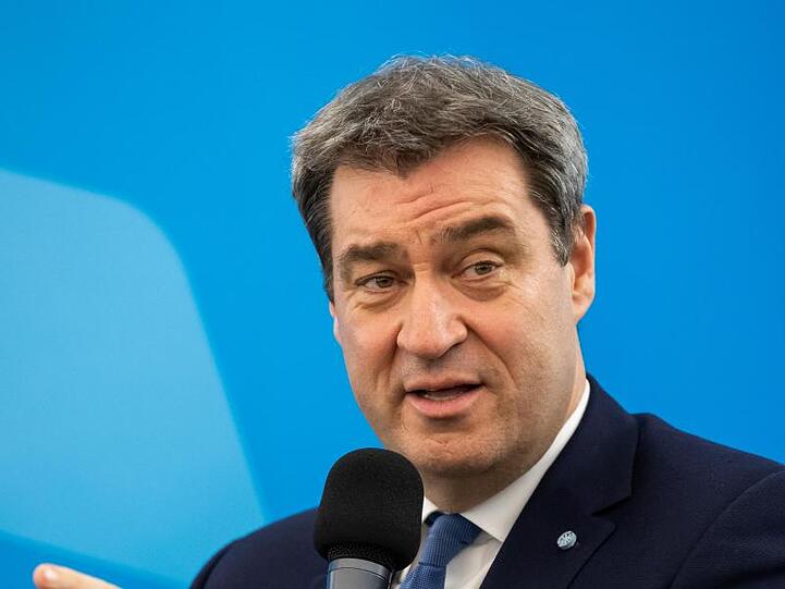 Markus Söder (CSU), Ministerpräsident von Bayern, spricht auf einer CSU-Veranstaltung. Foto: Daniel Karmann/dpa