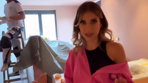 Cathy Hummels gewährt ihren Followern einen exklusiven Einblick in ihr Schlafzimmer.