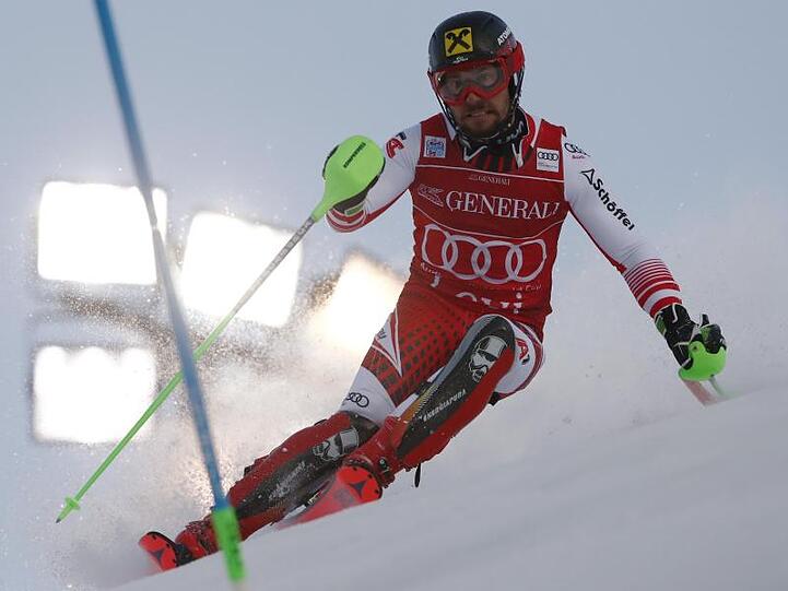 Marcel Hirscher gewann den Slalom in Levi.