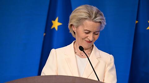 EU-Kommissionspräsidentin Ursula von der Leyen warnte China vor Gegenmaßnahmen beim Thema Handel.