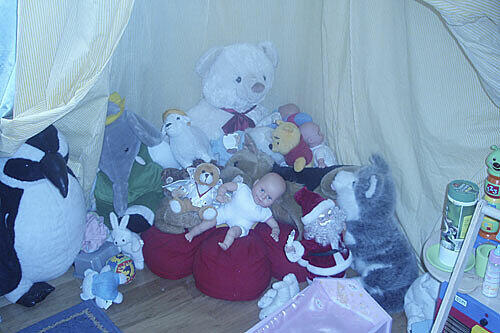 Ihr Spielzeug wartet: Fatmas Kinderzimmer in Regensburg.