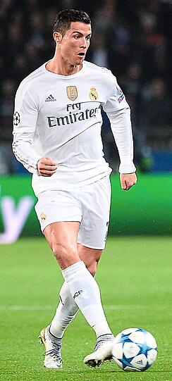 Reals Fußball-Topstar ist auch Basketball-Fan: Cristiano Ronaldo.