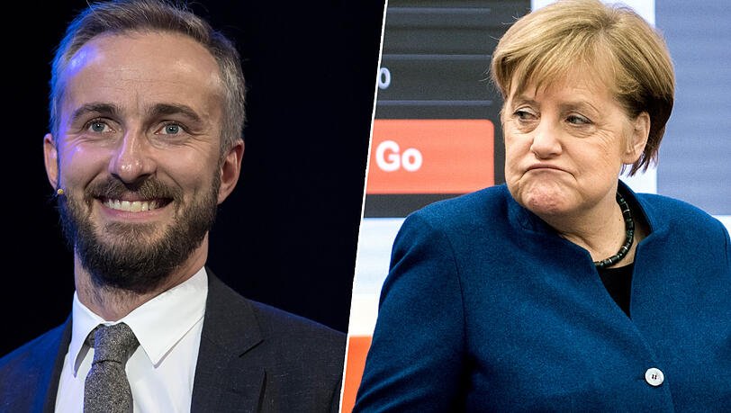 Zoff zwischen Jan Böhmermann und Angela Merkel Zoff zwischen Jan Böhmermann und Angela Merkel