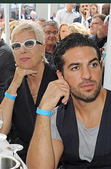 Der Schauspieler Elyas M'Barek und die Regisseurin und Autorin Doris Dörrie.