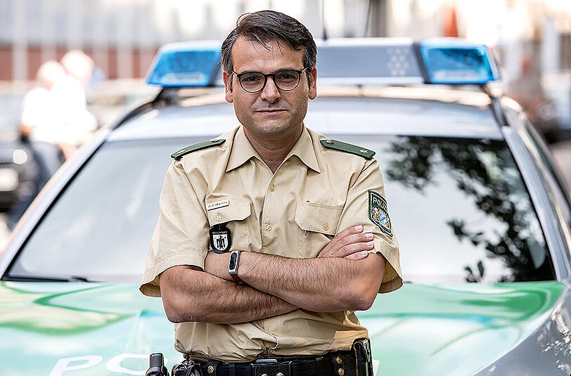 Seine Pressestelle wurde als "PR-Team des Jahres ausgezeichnet": Marcus da Gloria Martins, Pressesprecher der Münchner Polizei.