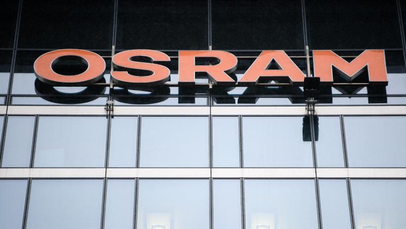 Das Osram-Logo an der Zentrale der Firma. Foto: Matthias Balk/Archivbild Das Osram-Logo an der Zentrale der Firma. Foto: Matthias Balk/Archivbild