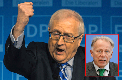 &bdquo;Mao trifft Dosenpfand. Der Don Blech der deutschen Politik", lästerte FDP-Bundestagsfraktionschef Rainer Brüderle in Dingolfing über Grünen-Spitzenkandidat Jürgen Trittin.