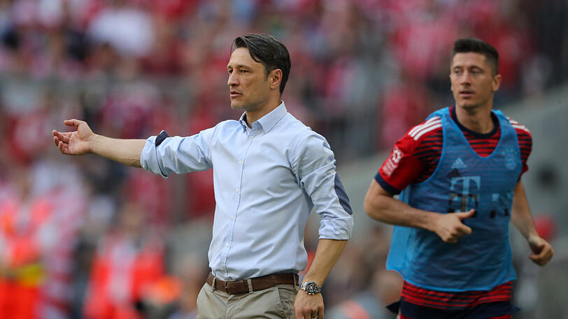 Baut auf Stürmer Robert Lewandowski (r.): Der neue Bayern-Trainer Niko Kovac.