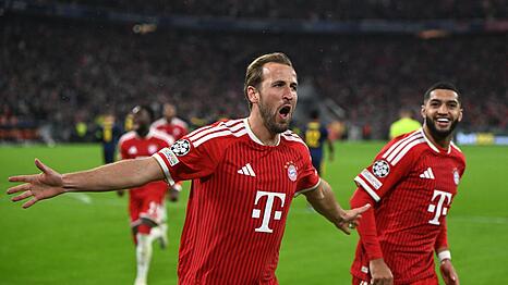 Harry Kane l&auml;sst den FC Bayern &uuml;ber das 2:1 jubeln.