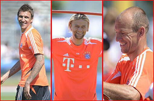 Gute Stimmung am Gardasee: Neue Bilder aus dem Trainingslager des FC Bayern.