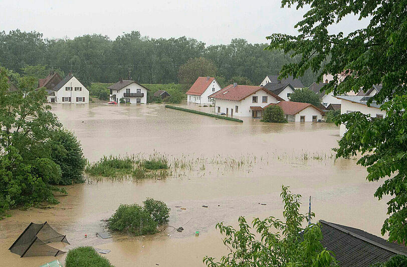 Weitere Bilder vom Hochwasser in Simbach.