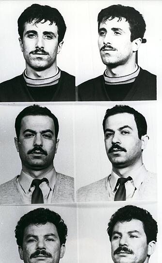 Am 17. Februar 1970 in München verhaftet: Die arabischen Terroristen Abdel-Hey (26), George William (31) und Haddi Hassa (29).