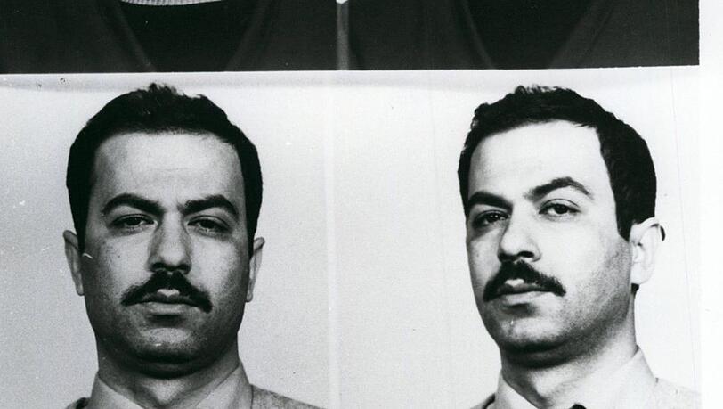 Am 17. Februar 1970 in München verhaftet: Die arabischen Terroristen Abdel-Hey (26), George William (31) und Haddi Hassa (29).