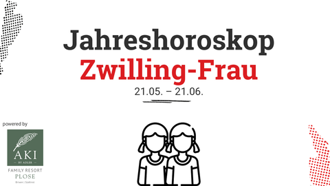 Das Jahreshoroskop 2025 für die Zwilling-Frau.