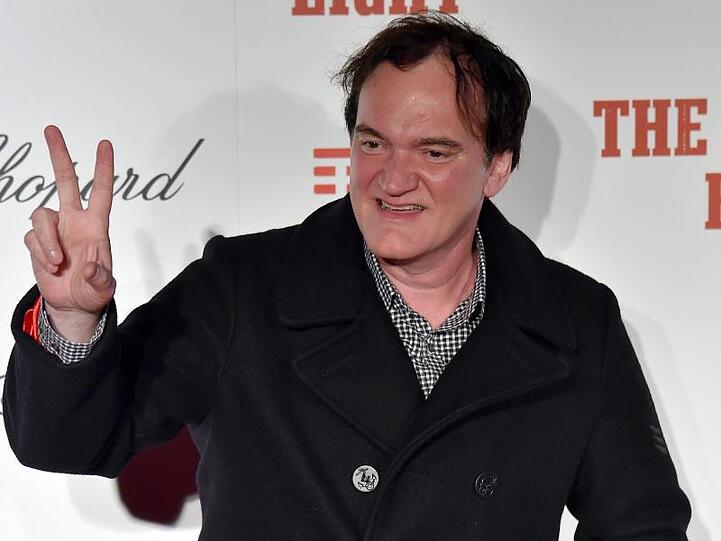 Quentin Tarantino bei der Premiere von 'The Hateful Eight' in Rom 2016.