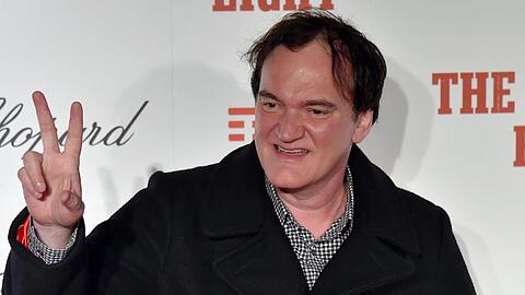 Quentin Tarantino bei der Premiere von 'The Hateful Eight' in Rom 2016.