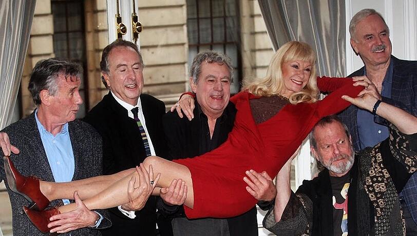 Monty Python auf der Pressekonferenz zum Comeback Monty Python auf der Pressekonferenz zum Comeback
