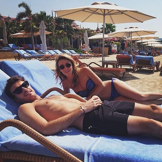 Julien Bianchi und seine Freundin Camille Marchetti.