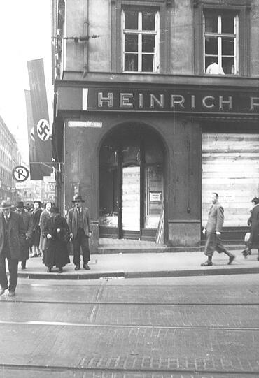 Das Kaufhaus Rothschild in der Sendlinger Straße 89.