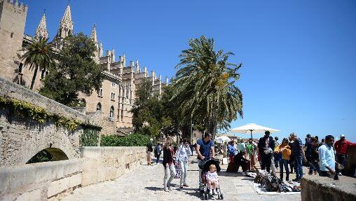 Hingucker: die Kathedrale von Palma. Hingucker: die Kathedrale von Palma.