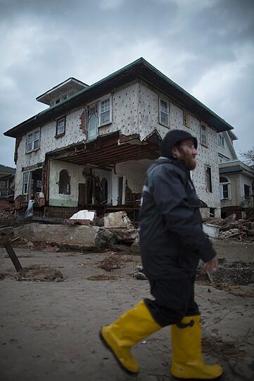 Aufräumen nach "Sandy": Die Bilder der Zerstörung aus den USA