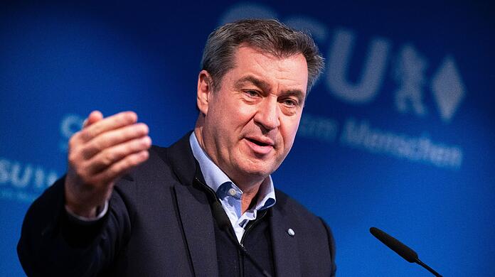 Markus Söder (CSU), minister-president van Bayern en Parteivorsitzender.