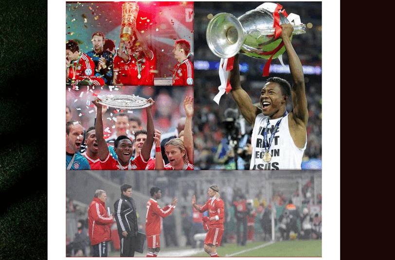 "Heute vor fünf Jahren Profi-Debüt für den FC Bayern" - so überschrieb David Alaba dieses Bild bei Twitter. Fünf Jahre, in denen der Bayern-Star eine Rekordmarke nach der anderen knackte.