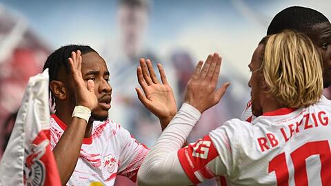RB Leipzig setzte sich souverän gegen die Hertha durch.