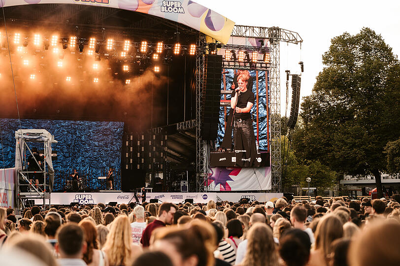 Der Auftritt von Ennio beim Superbloom-Festival im Olympiapark.