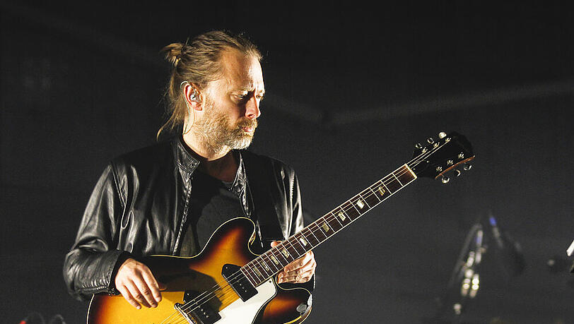 Thom Yorke während eines Konzerts in Austin/Texas Thom Yorke während eines Konzerts in Austin/Texas