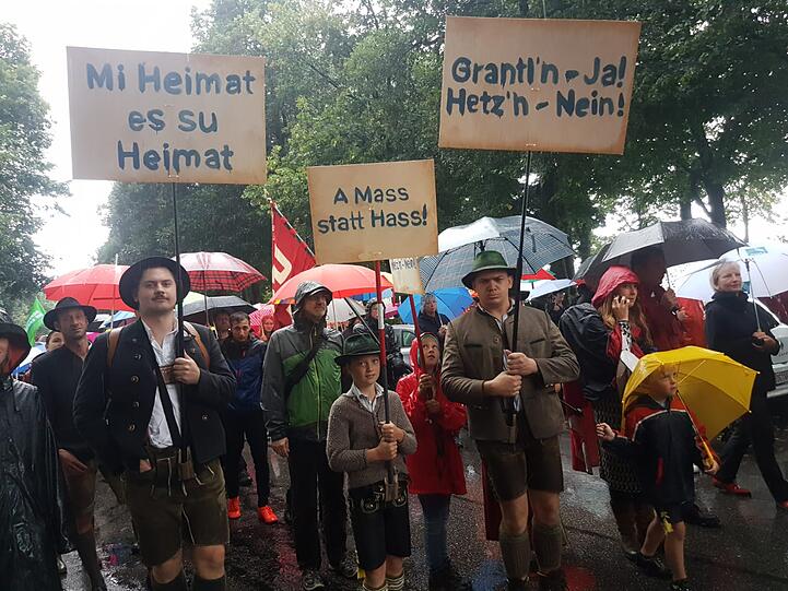 Aus ganz Bayern sind Demontranten gekommen.